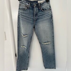 NWOT Rag & Bone Nina High Rise Ankle Cigarette Jeans